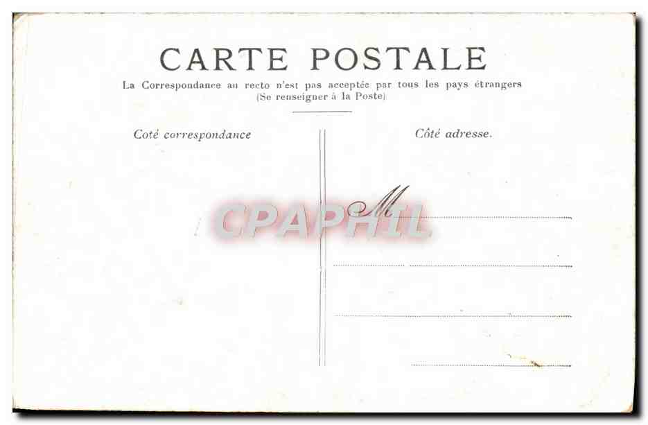 CPA Versailles Le Bassin D'Apollon — Verso