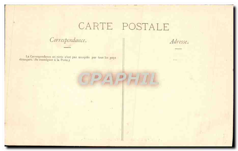 CPA Versailles Allee Des Marmousets — Verso