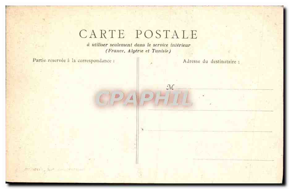 CPA Versailles Hameau De Trianon Le presbytere — Verso
