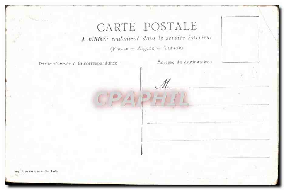 CPA Versailles Hameau De Marie Antoinette le presbytere — Verso