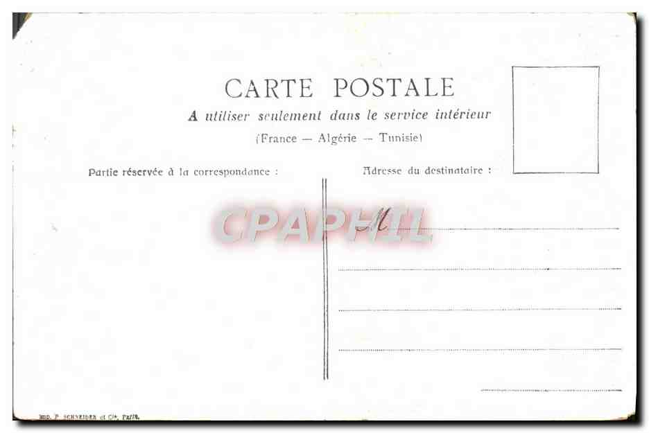 CPA Versailles Hameau De Marie Antoinette Le Temple De l'amour — Verso