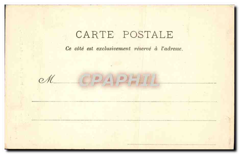 CPA Versailles Petit Trianon Le Moulin — Rückseite