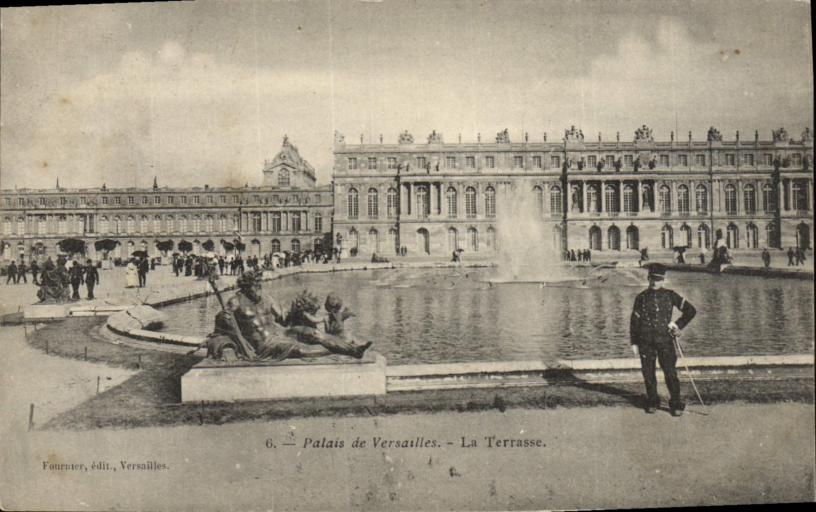 CPA Palais De Versailles La Terrasse