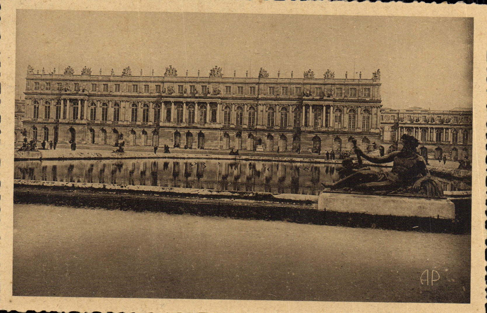 CPA Parc De Versailles Chateau Le Rhone
