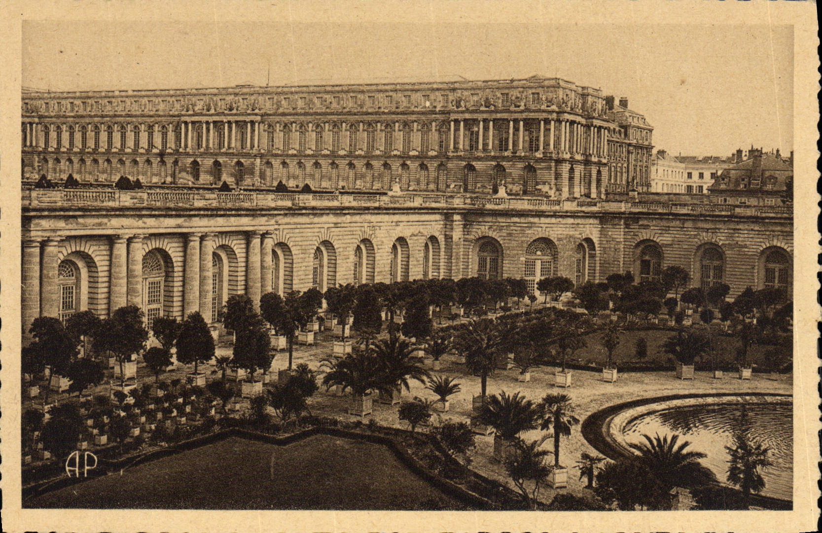 CPA Parc De Versailles Chateau L'orangerie