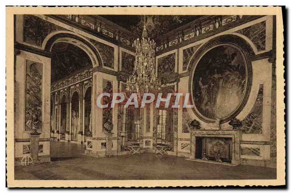 CPA Versailles Le Chateau Salon De Diane et galerie des glaces