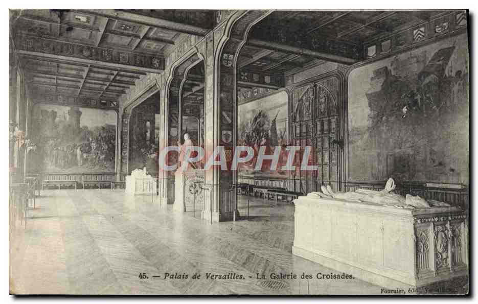 CPA Palais De Versailles La Galerie Des Croisades