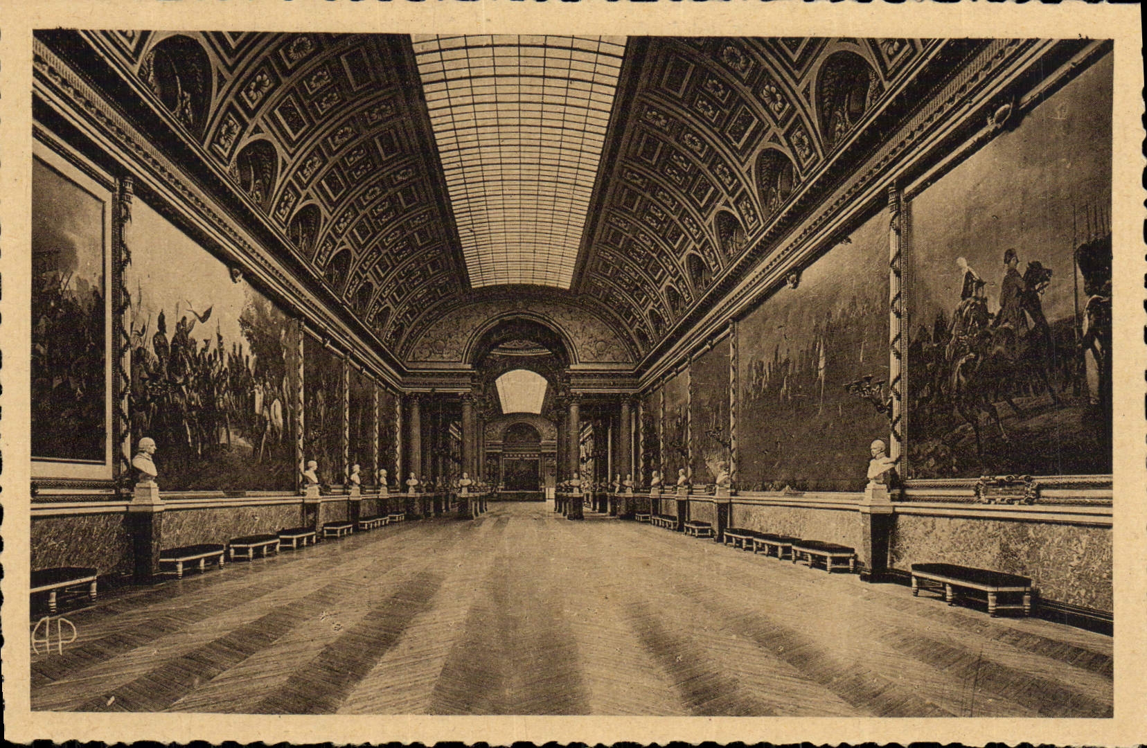 CPA Palais De Versailles La Galerie Des batailles