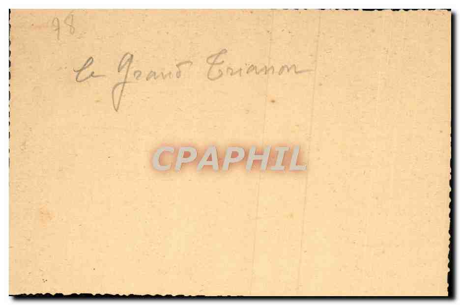 CPA Versailles Le Grand Trianon — Verso