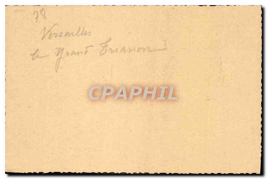 CPA Versailles Le grand Trianon  — Verso