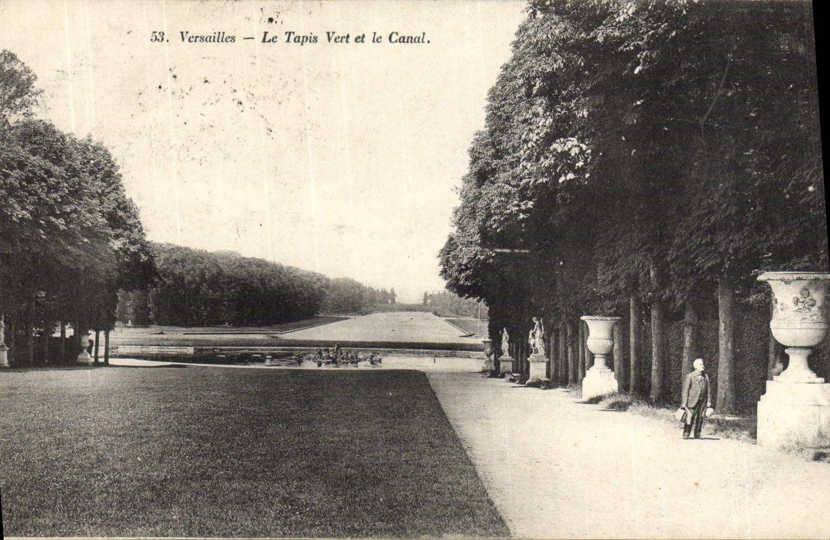 CPA Versailles Le Tapis Vert Et Le Canal