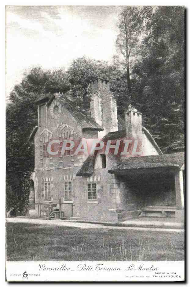 CPA Versailles Petit Trianon Le moulin 
