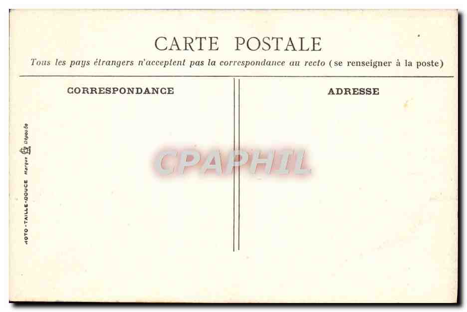CPA Versailles Petit Trianon Le moulin  — Verso
