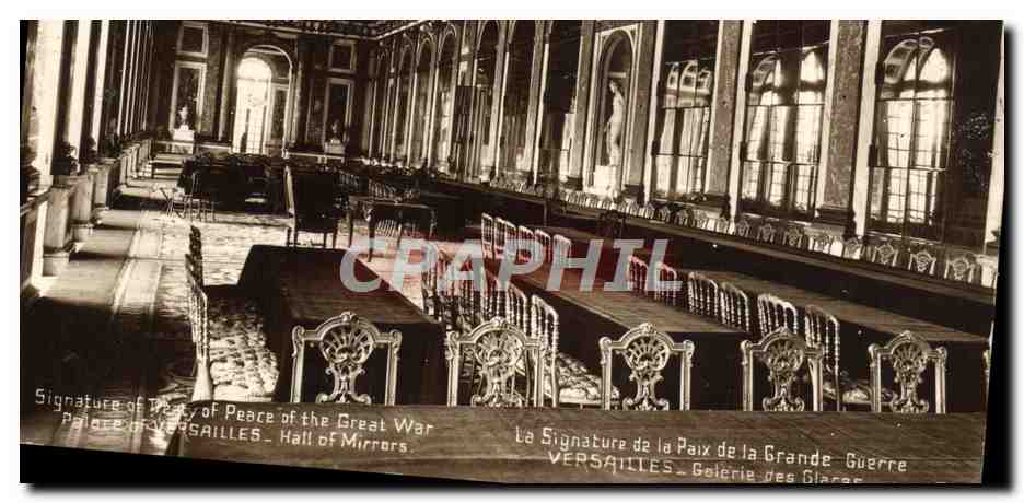 CPA Versailles Galerie des glaces 