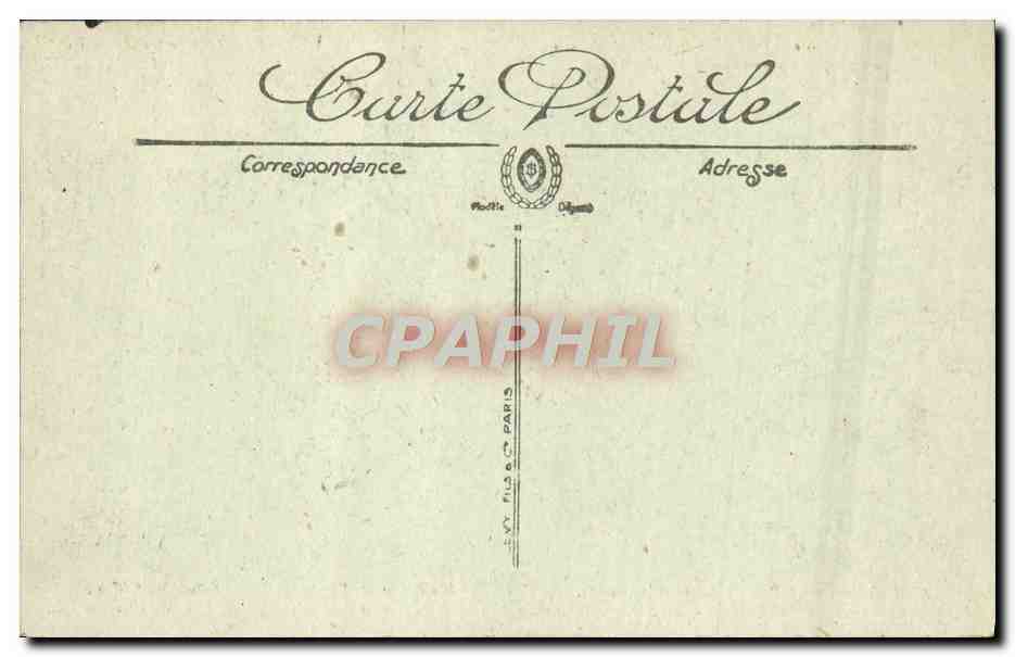 CPA Versailles Galerie Des Glaces La Table historique — Verso