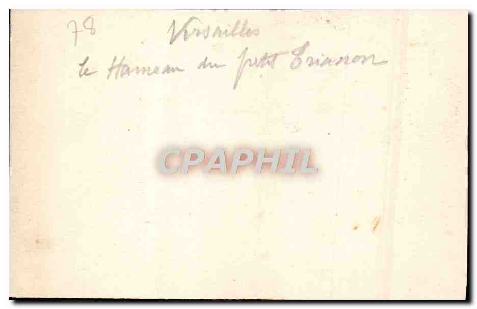 Vissailles — Le Hameau du Petit Buiannon — éditeur non visible — Rückseite