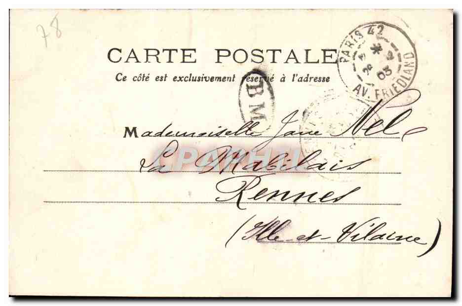 Saint-Germain-en-Laye — Le Château (façade Sud) — A. Rey, Château-Thèque, Collection R.F. — Reverso