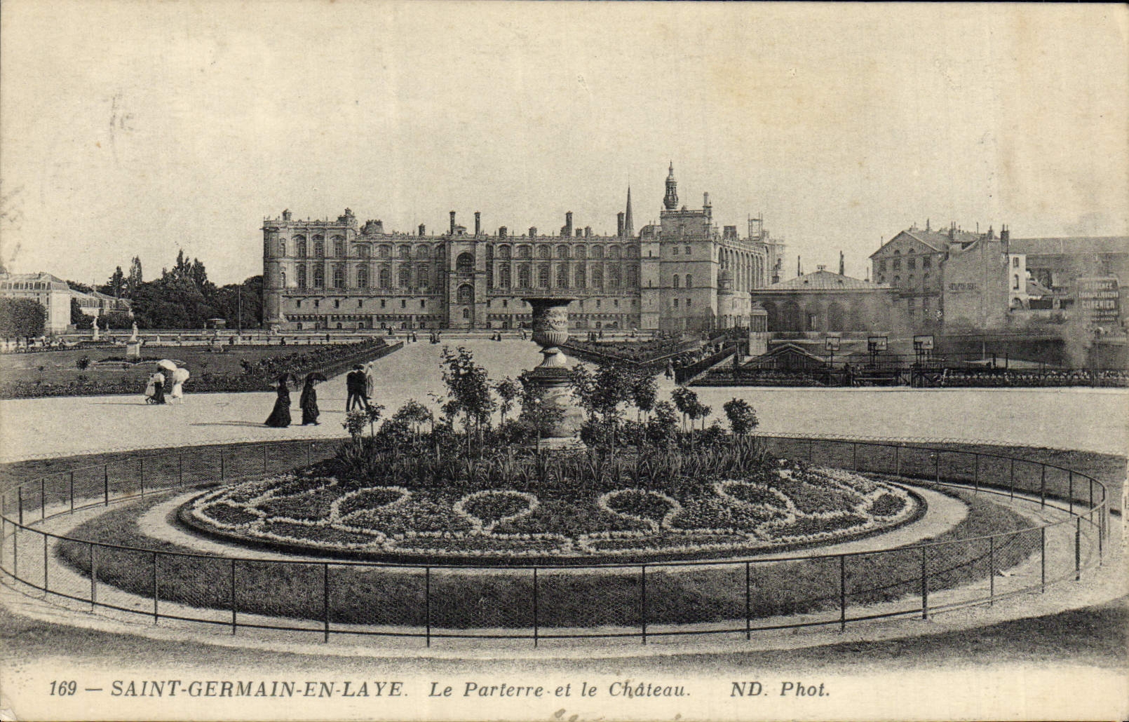 Saint-Germain-en-Laye — Le Parterre et le Château — ND. Phot. n°169