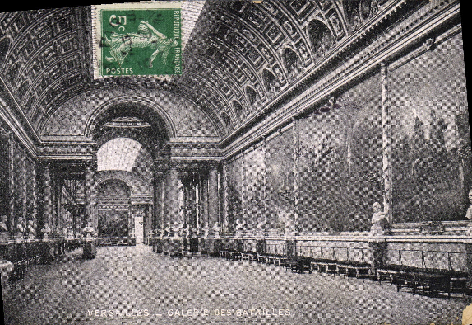 CPA Versailes Galerie Des Batailles