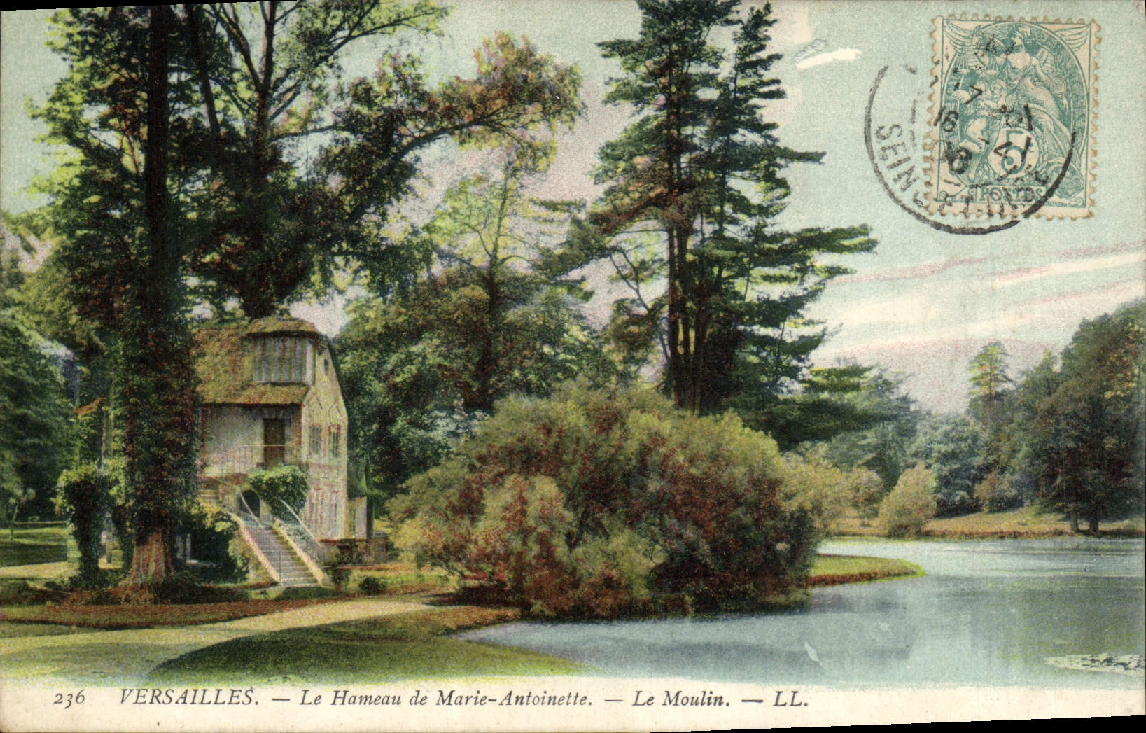 CPA Versailles Le Hameau De Marie Antoinette Le moulin