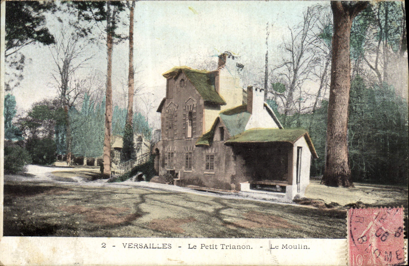 CPA Versailles Le Petit Trianon Le moulin