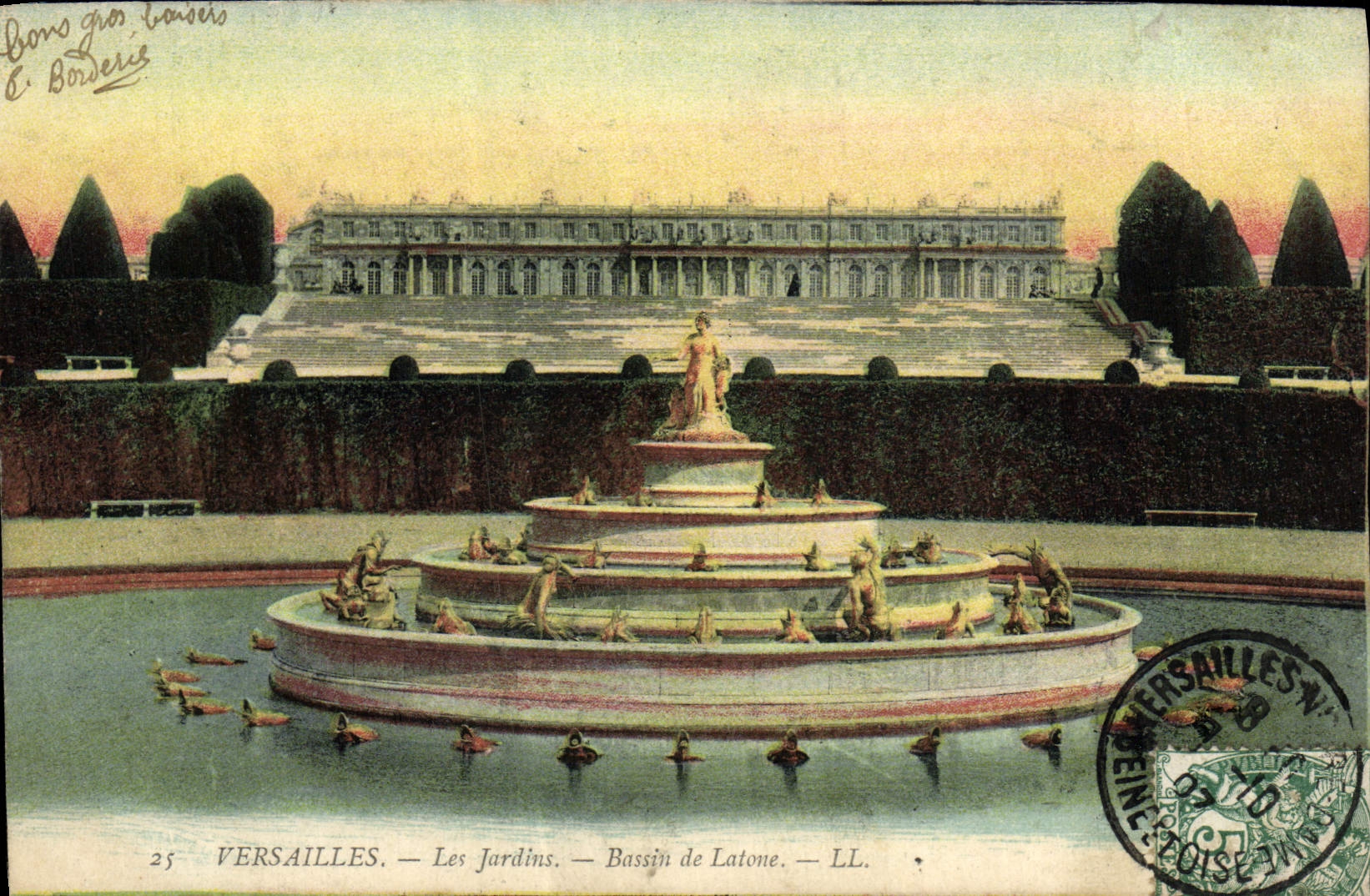 CPA Versailles Les Jardins Bassin De Latone