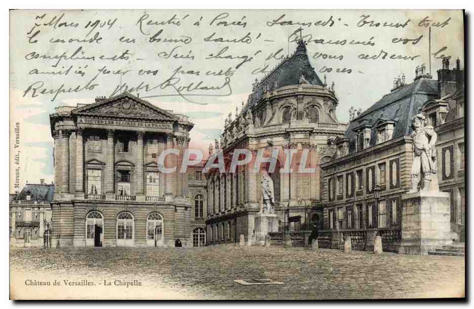 CPA Versailles Le Chateau La chapelle