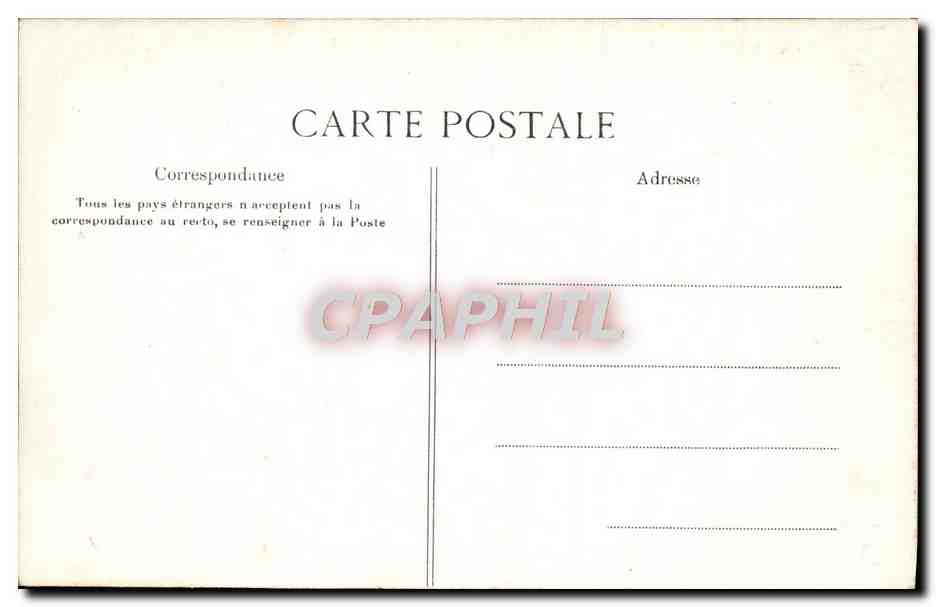 Versailles — Le grand Trianon — Le parterre — E. L. D. — Verso