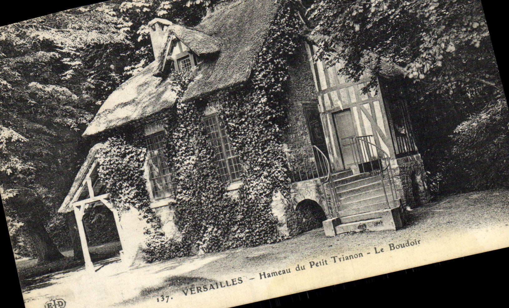 CPA Versailles Hameau du Petit Trianon Le boudoir