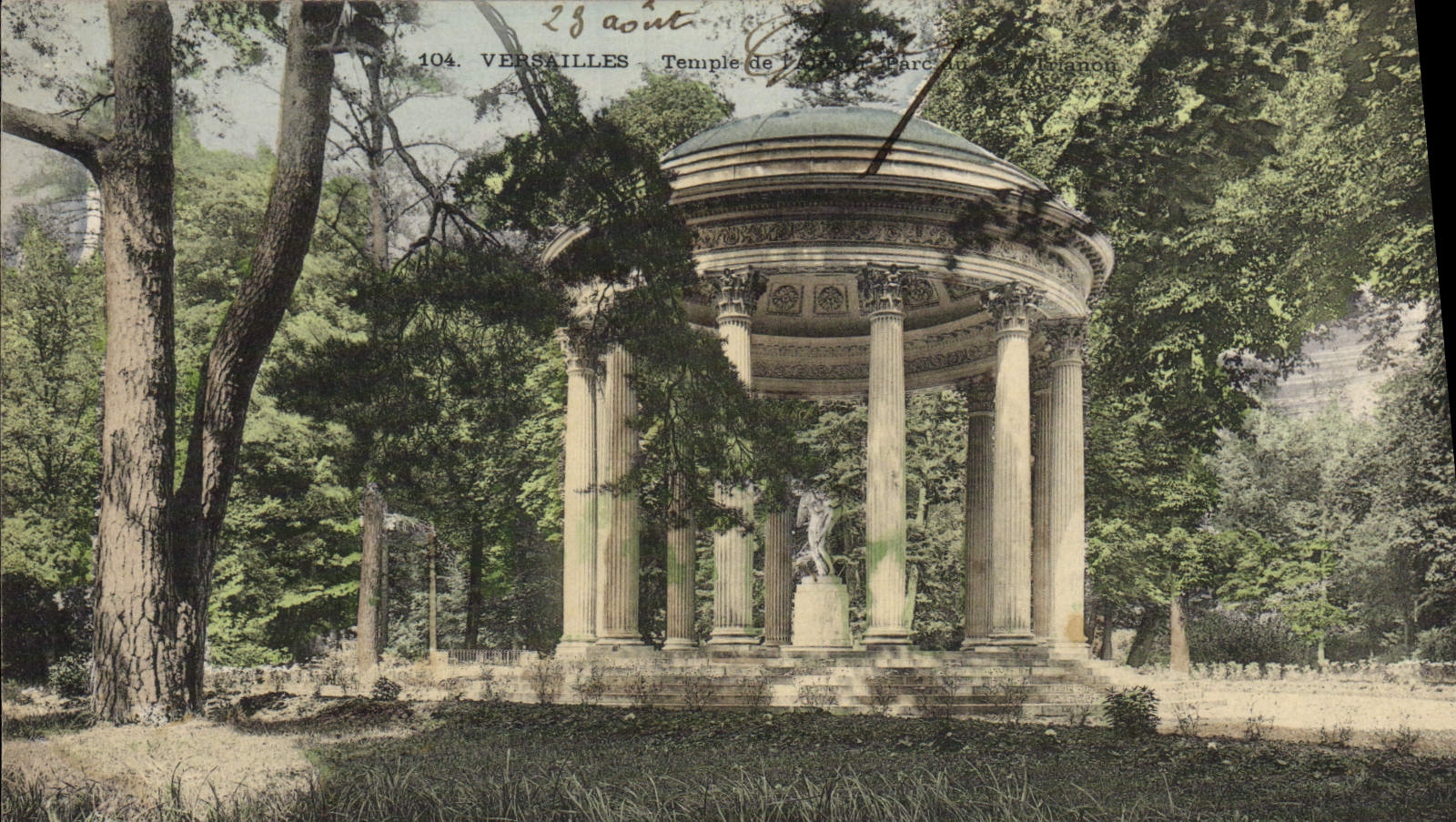 CPA Versailles Temple de l'amour