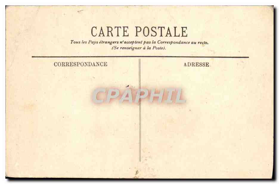 CPA Saint Germain En Laye Le Rond Point de la Terrasse — Rückseite
