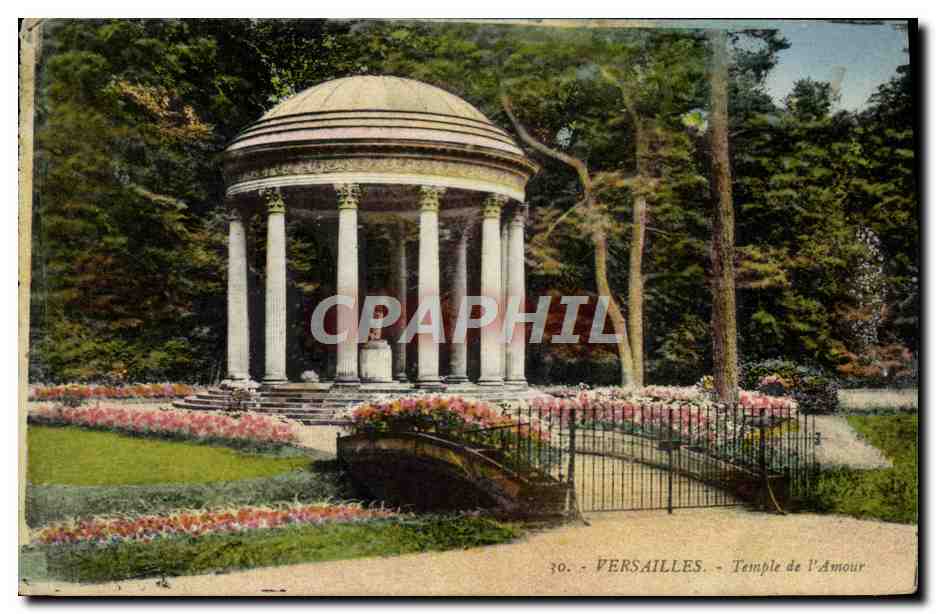 CPA Versailles Temple de L'Amour