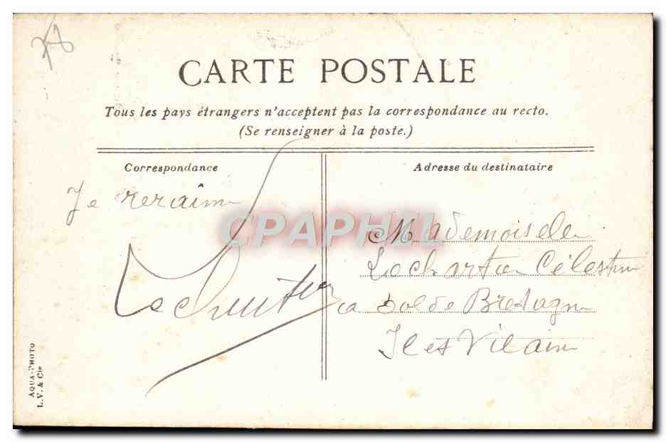 Saint-Germain-en-Laye — Le Château — éditeur AQUA-THOTO L.V. & Cie — Reverso