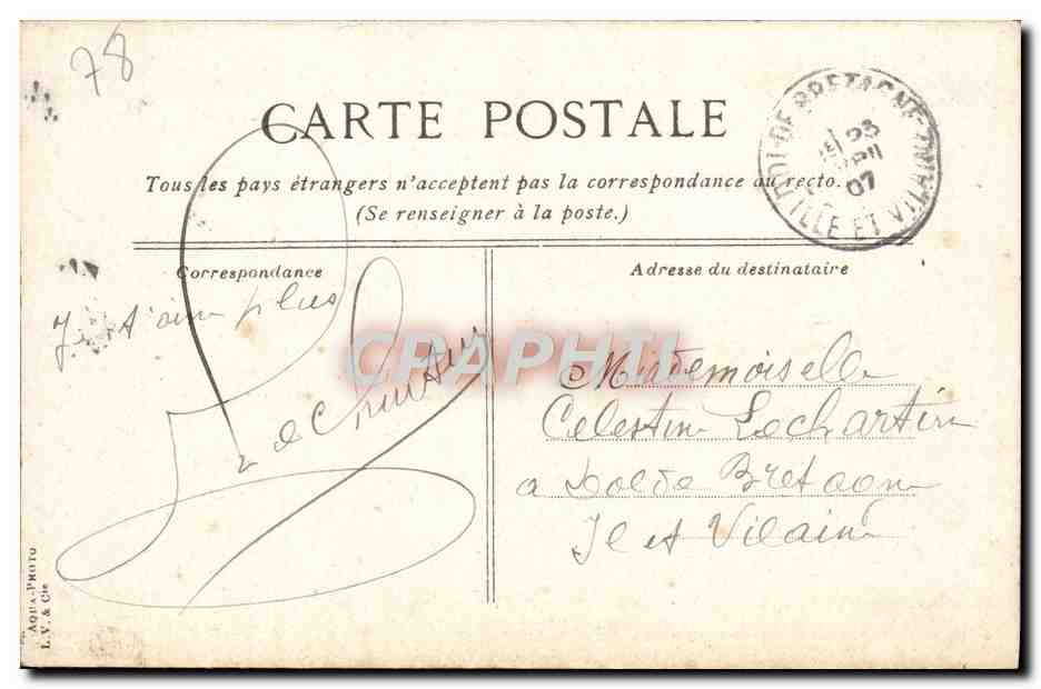 Saint-Germain-en-Laye — Le Spa français — éditeur L.V. & Cie, n°12 — Verso