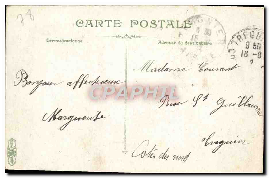 Versailles — Les Grandes Eaux. Parterre central — L.V. & Cie n°2391 — Verso