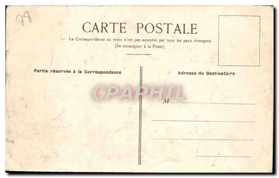 CPA Versailles Petit Trianon La Ferme — Verso
