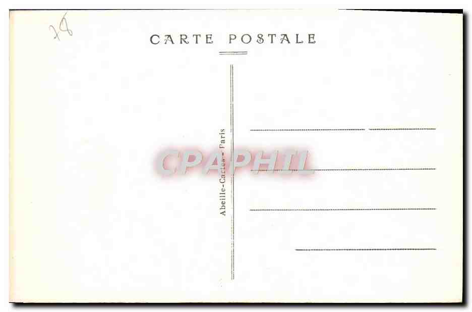 St-GERMAIN-en-LAYE — L'Église — Abeille-Cartes, Paris, n°44 — Rückseite