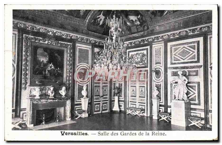 CPA Versailles Salle des Gardes de la Reine