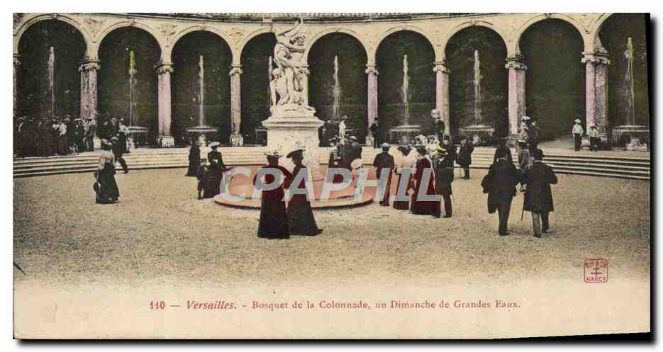 CPA Versailles Bosquet de la Colonnade Un dimanche de grandes eaux