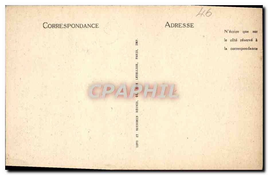 CPA Rocamadour Porte Malbec Attelage Cheval — Rückseite