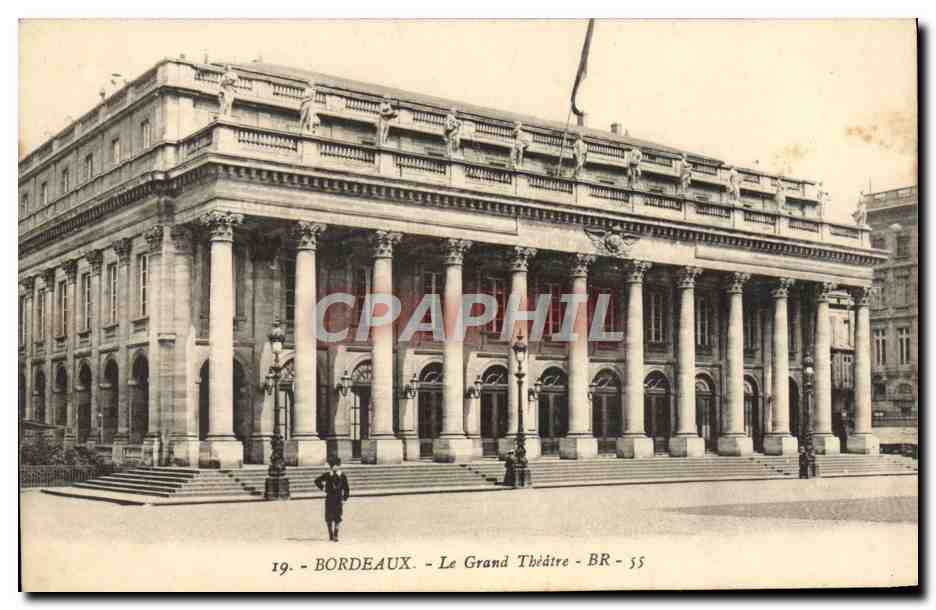CPA Bordeaux Le Grand Theatre