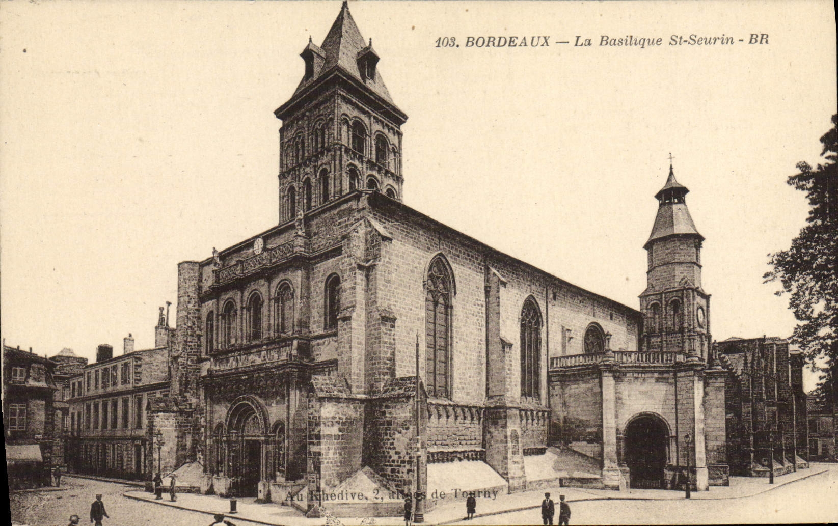CPA Bordeaux La Basilique St Seurin