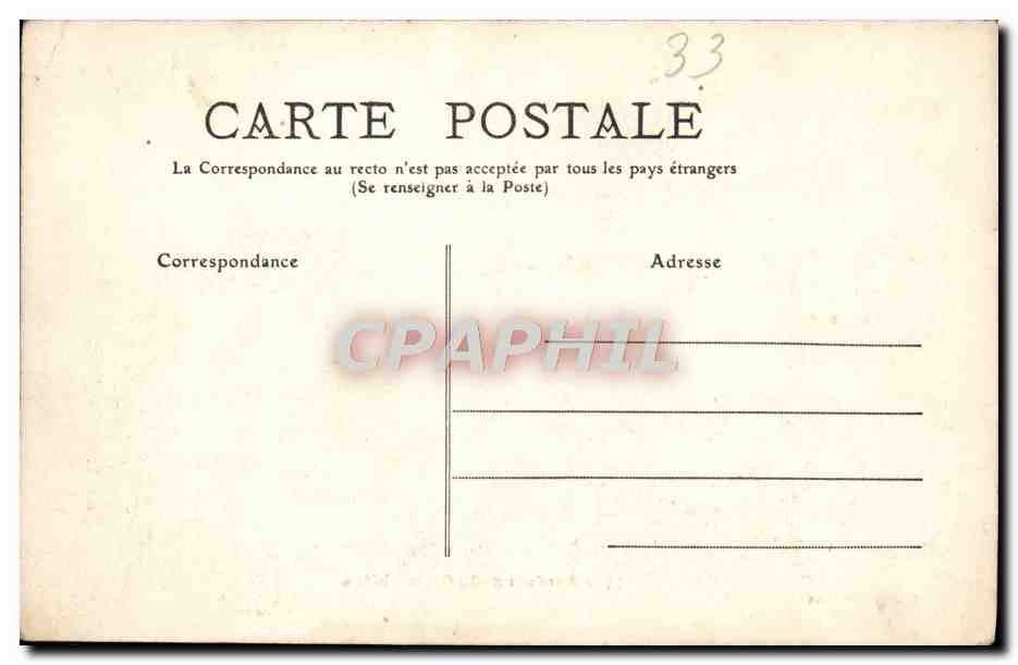 Bordeaux — Le Grand Théâtre — L. Bosq, n°28 — Rückseite