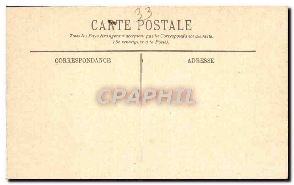 CPA Bordeaux La Cathedrale et la Tour Pey Berland — Verso