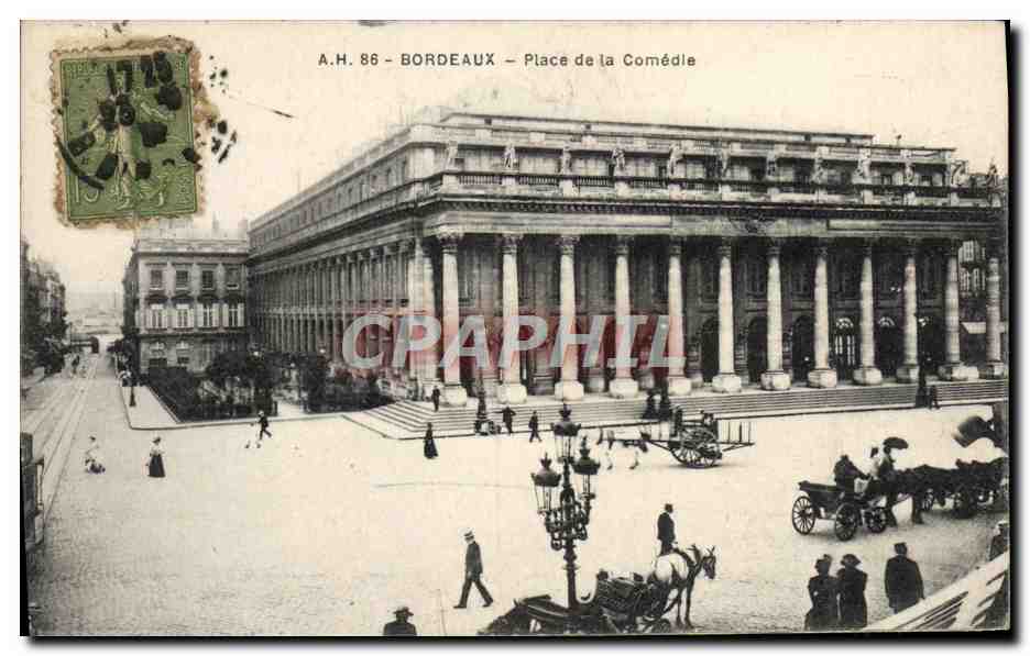 CPA Bordeaux Place de la Comedie