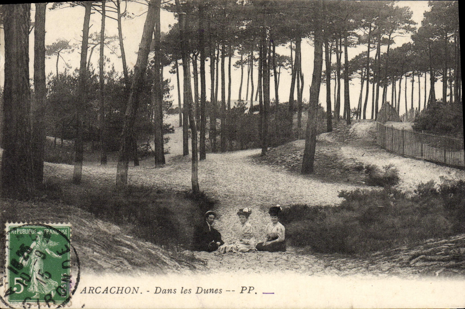 Arcachon - Dans les Dunes -- PP. - Anverso