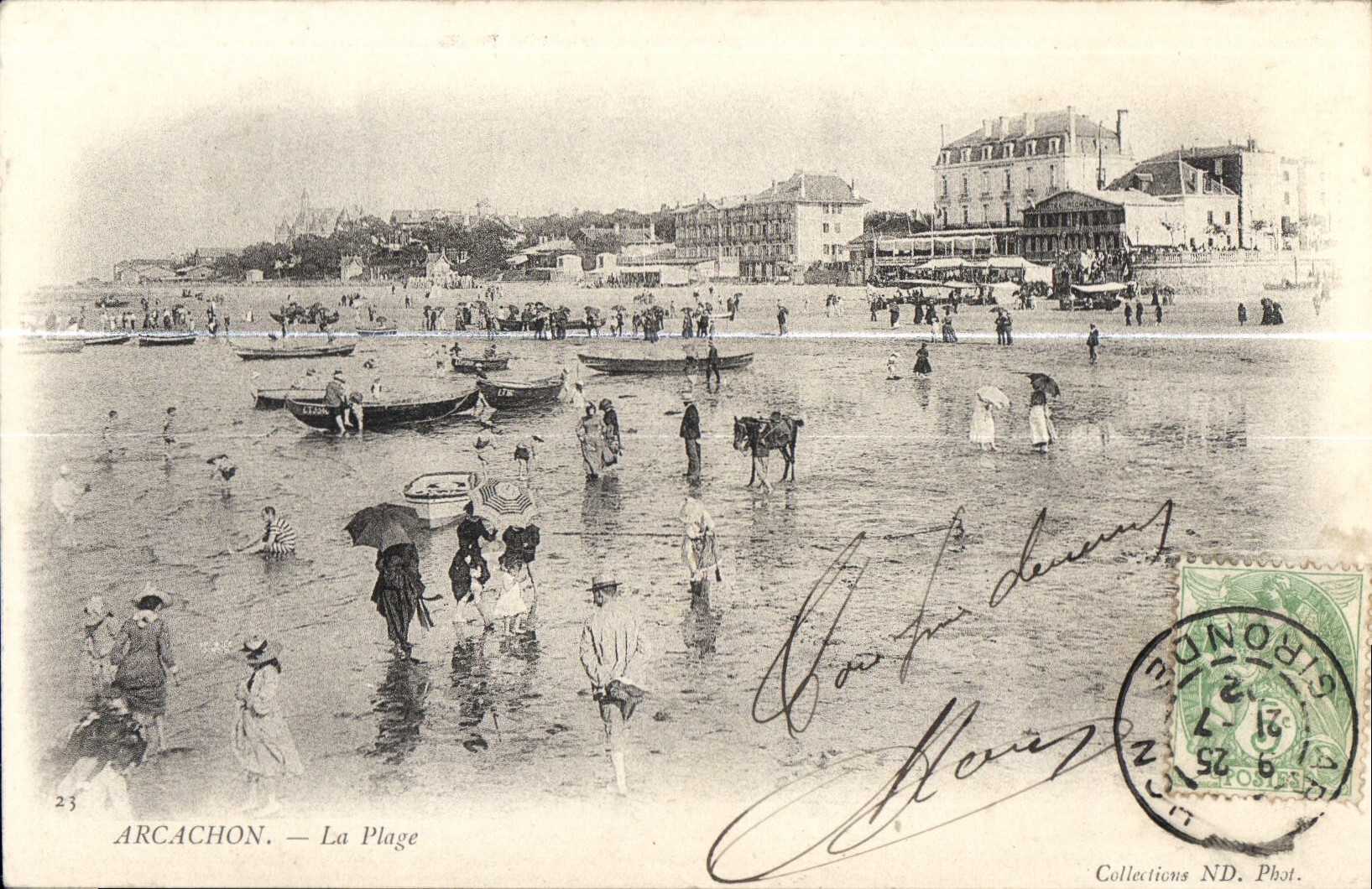 ARCACHON — La Plage — Collections ND. Phot.