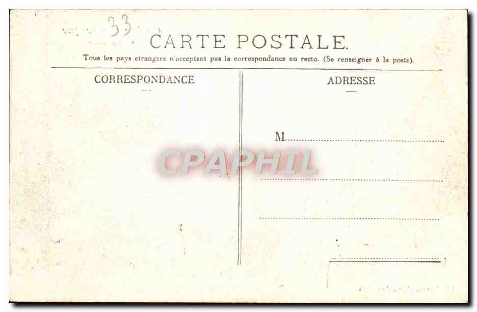 CPA Arcachon Casino Mauresque Ville d'hiver — Rückseite