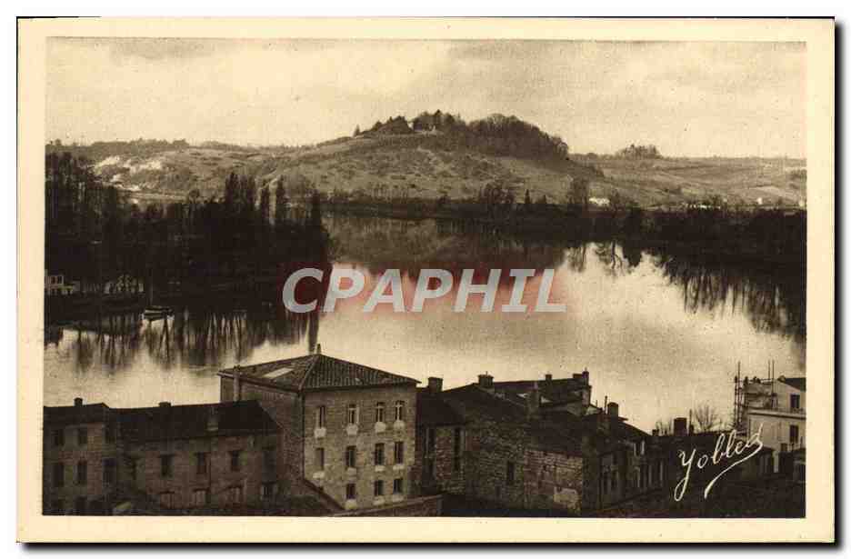 Libourne (Gironde) — Confluence de l'Isle et de la Dordogne — Héliogravure Marcel Delboy