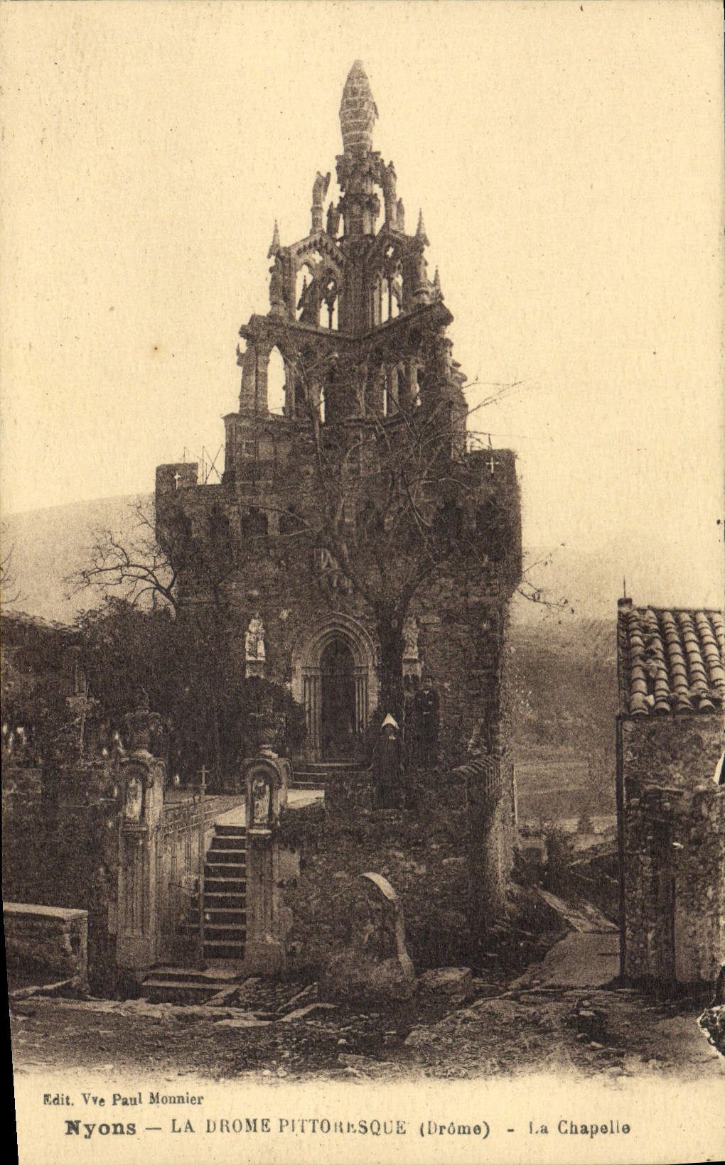 CPA Nyons Notre Dame du Bon Secours La chapelle